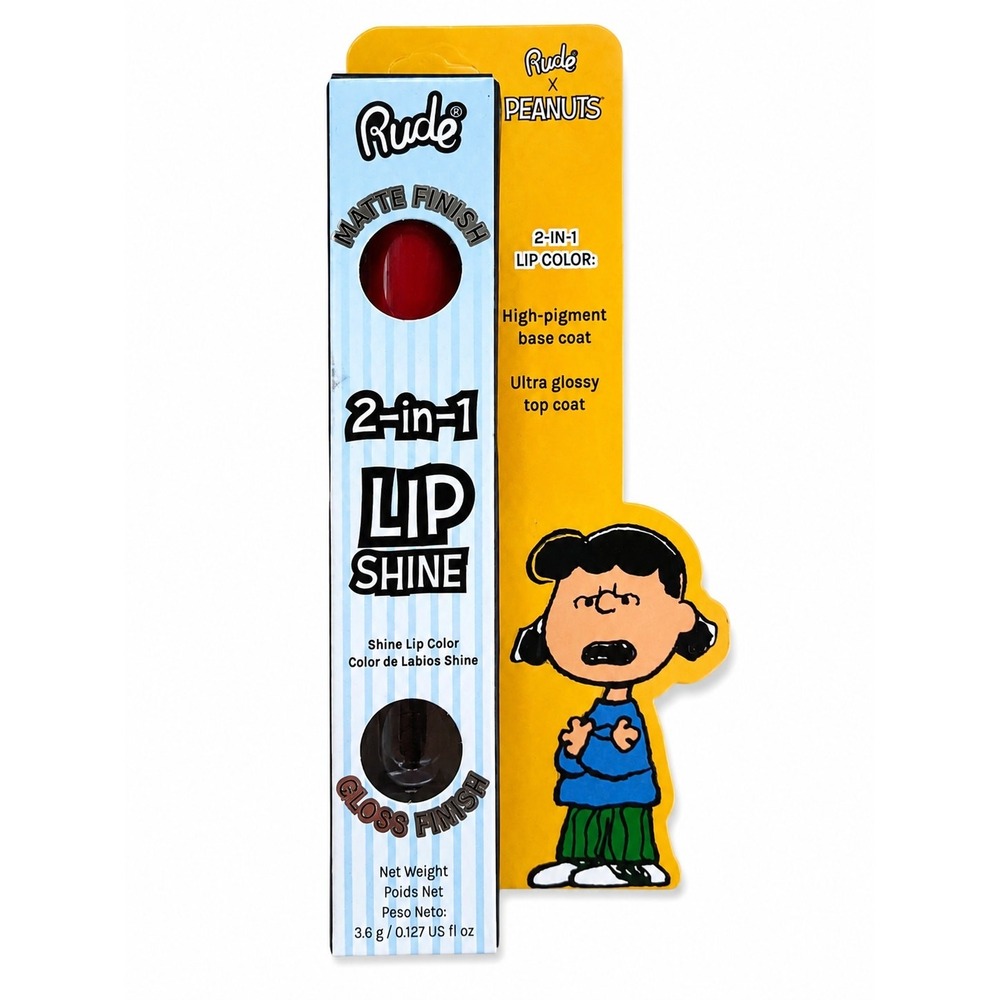 Rude x Peanuts Lip Shine- Crabby